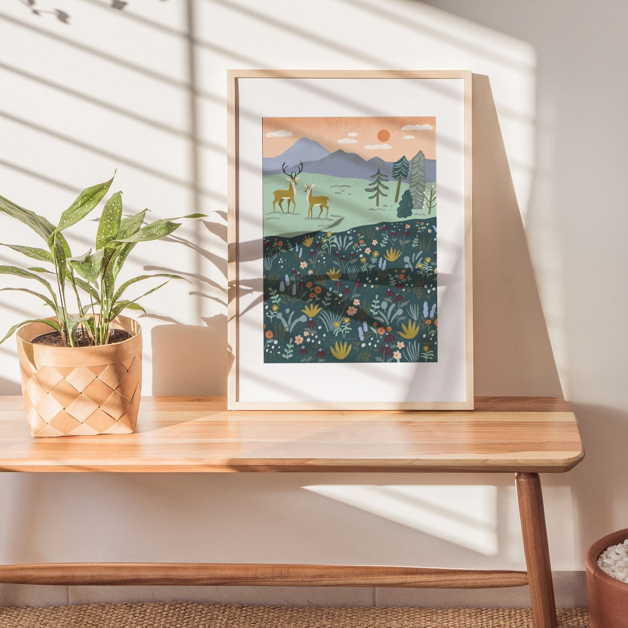 Deer Art print - Baltic Club