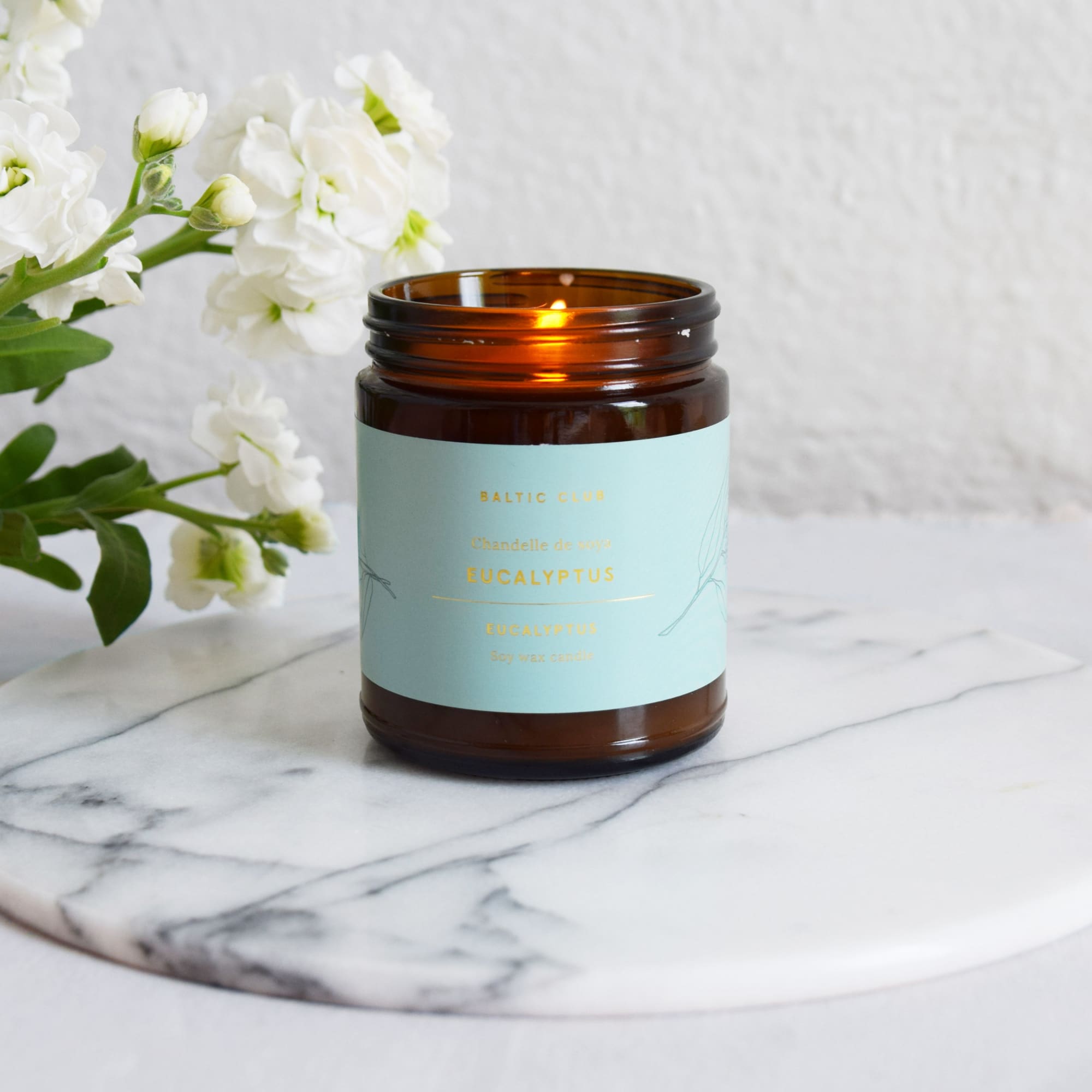 Eucalyptus Soy Candle | The Baltic Club