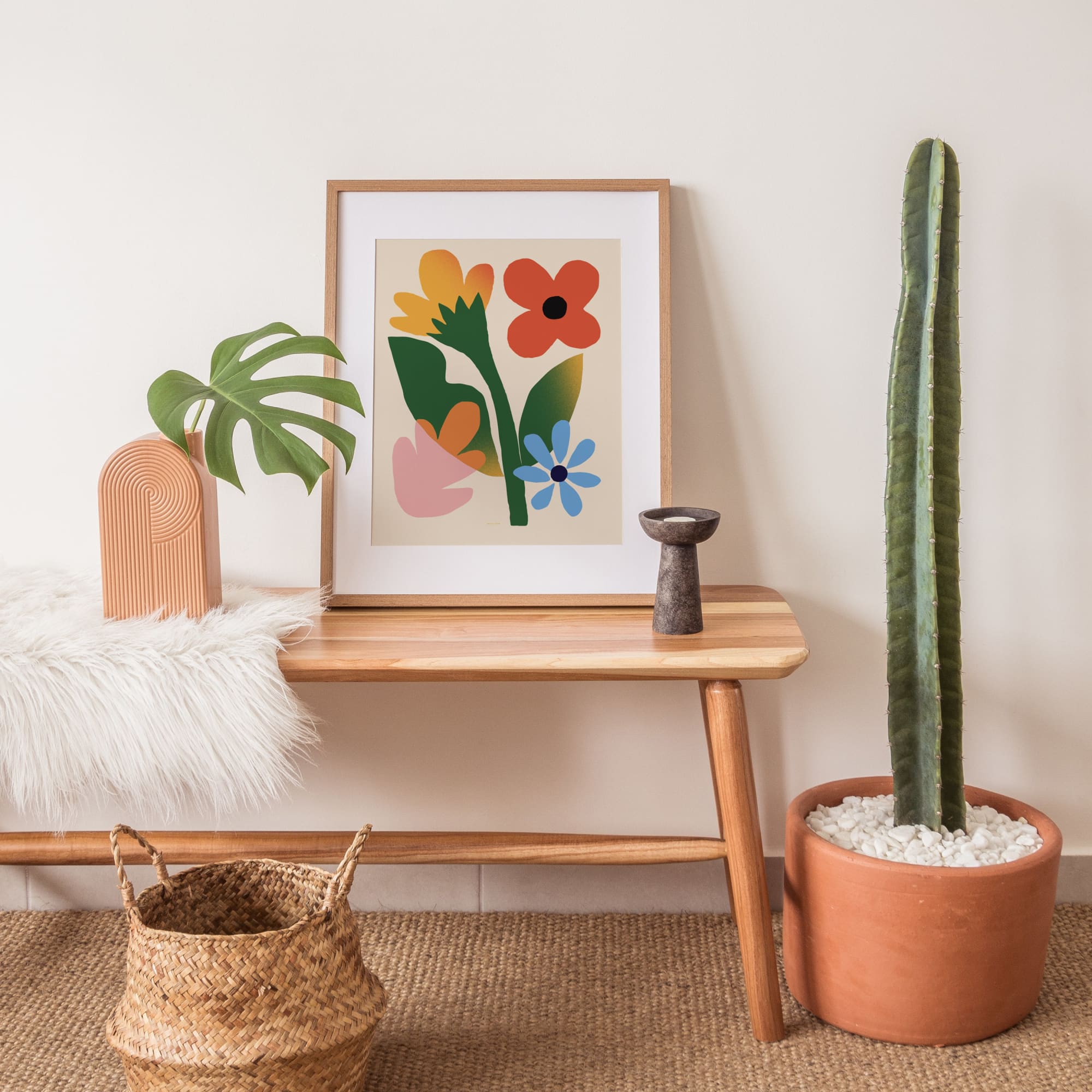 Flower Fields Art print - Baltic Club