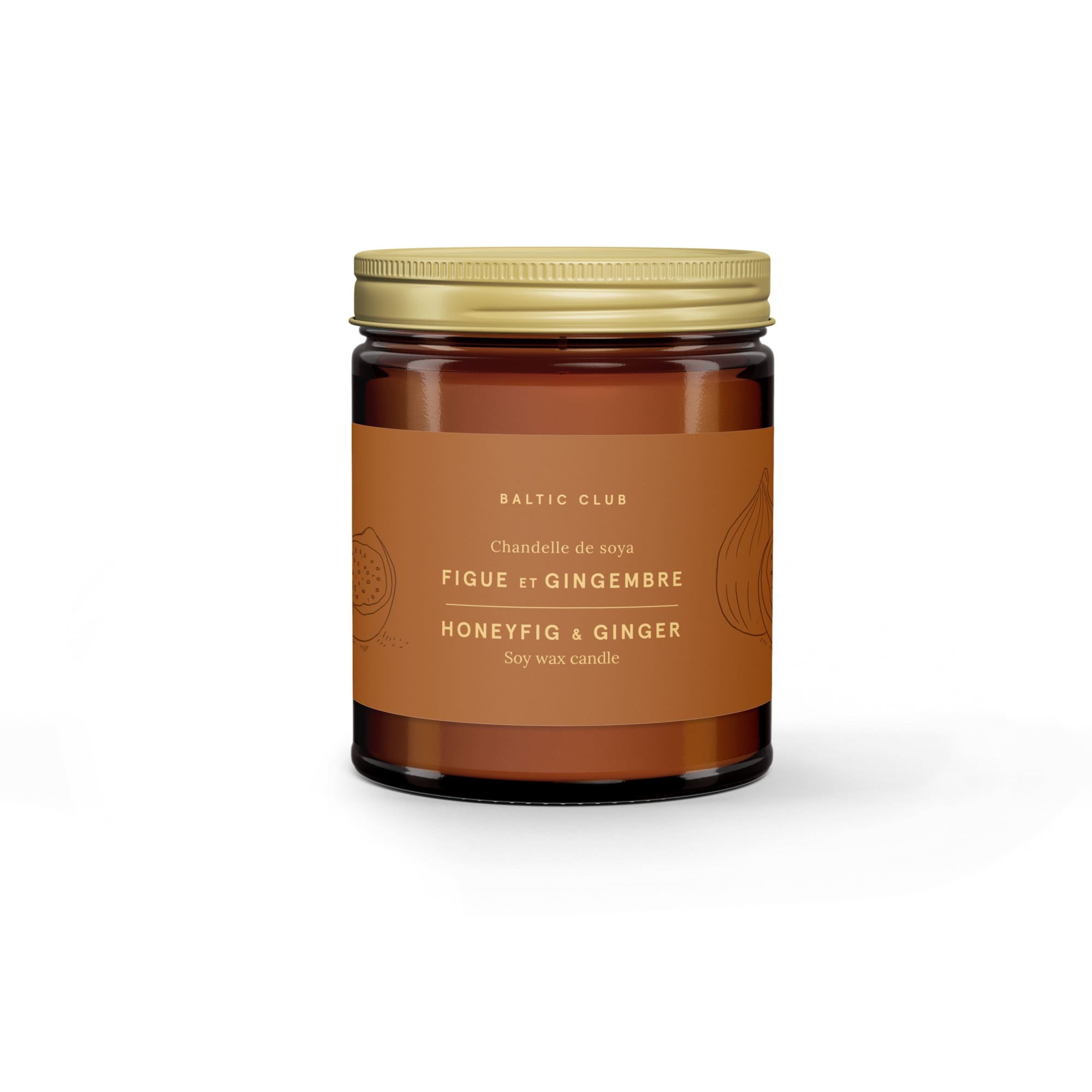 Honey Fig & Ginger Soy Candle - Baltic Club