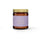 The Baltic Club's Lavender & Sage Soy Candle front with it's gold lid.