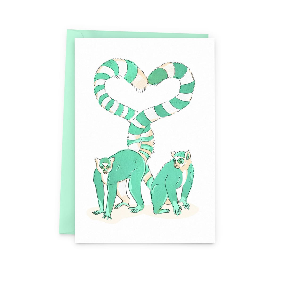 Lemur Love Card - Baltic Club
