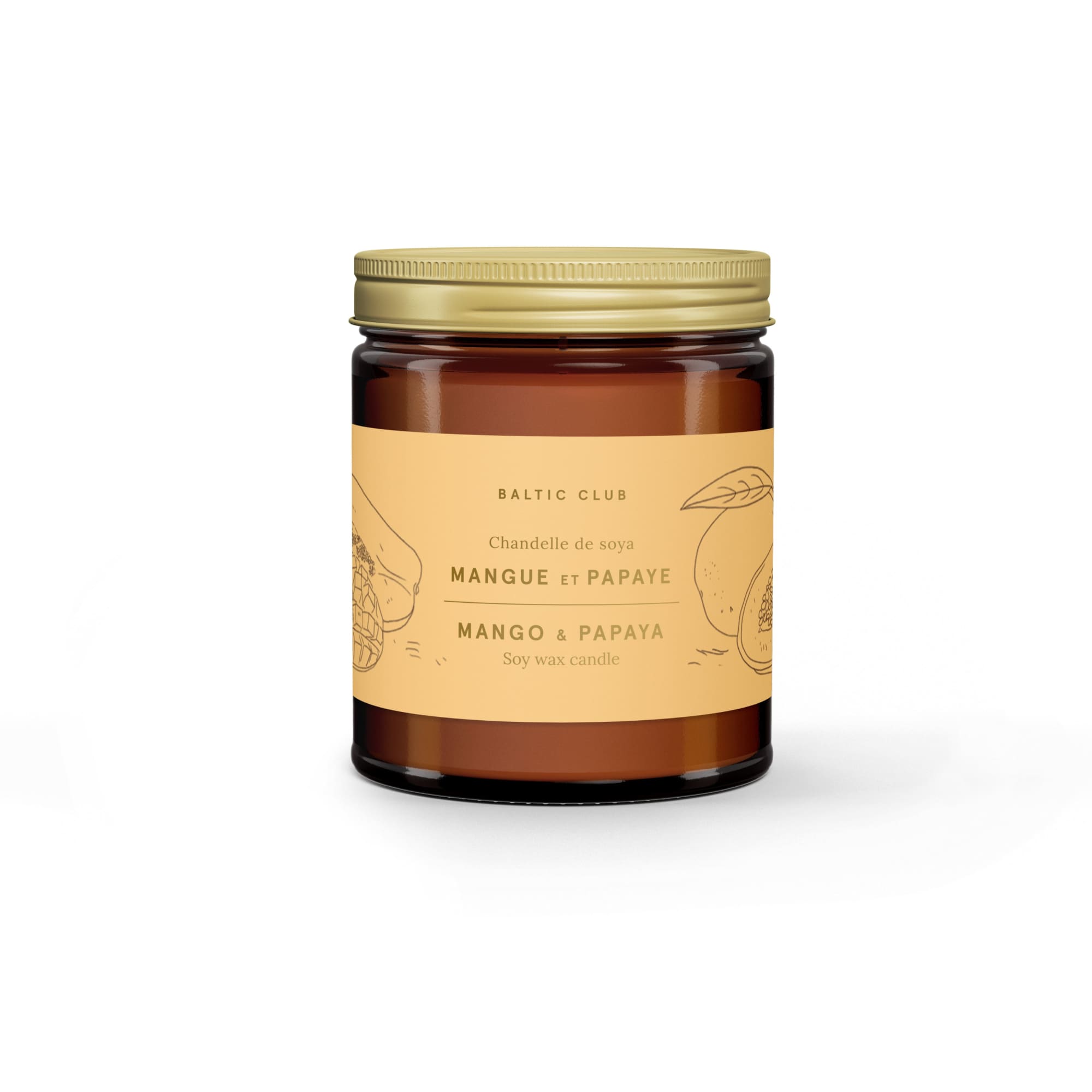 Mango & Papaya Soy Candle - Baltic Club