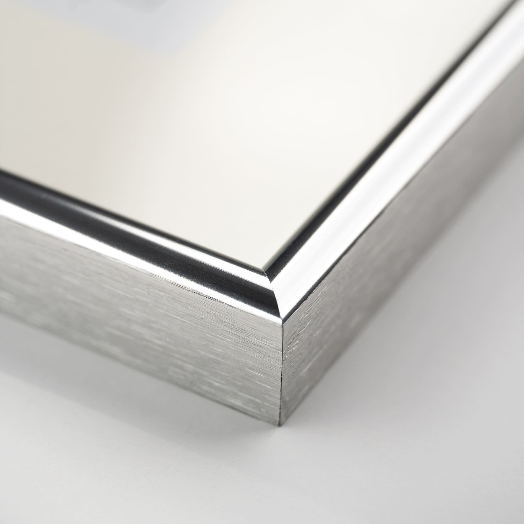 Metallic Shiny Silver Frame | Frame USA