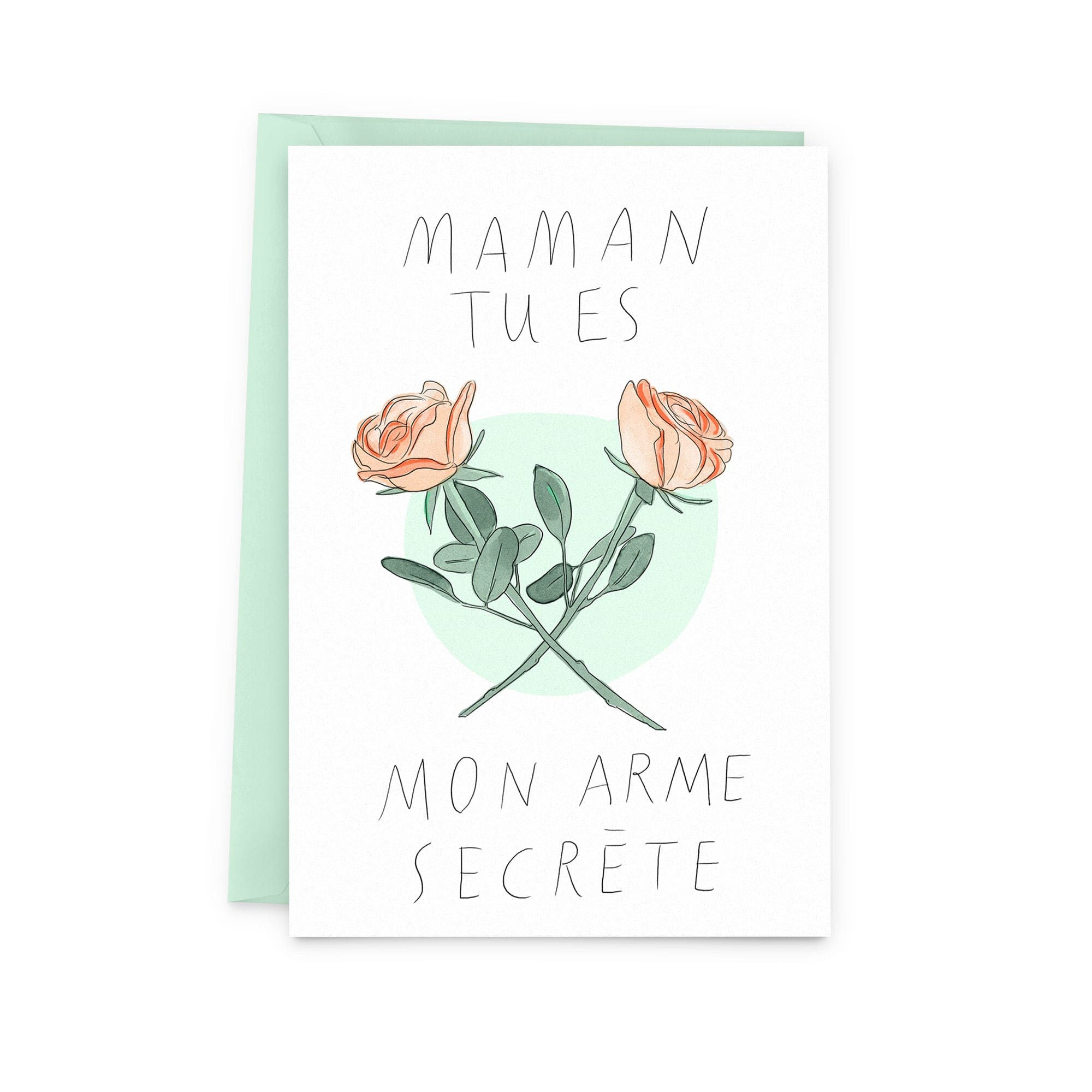 Mom You Are My Secret Weapon Card - Baltic Club