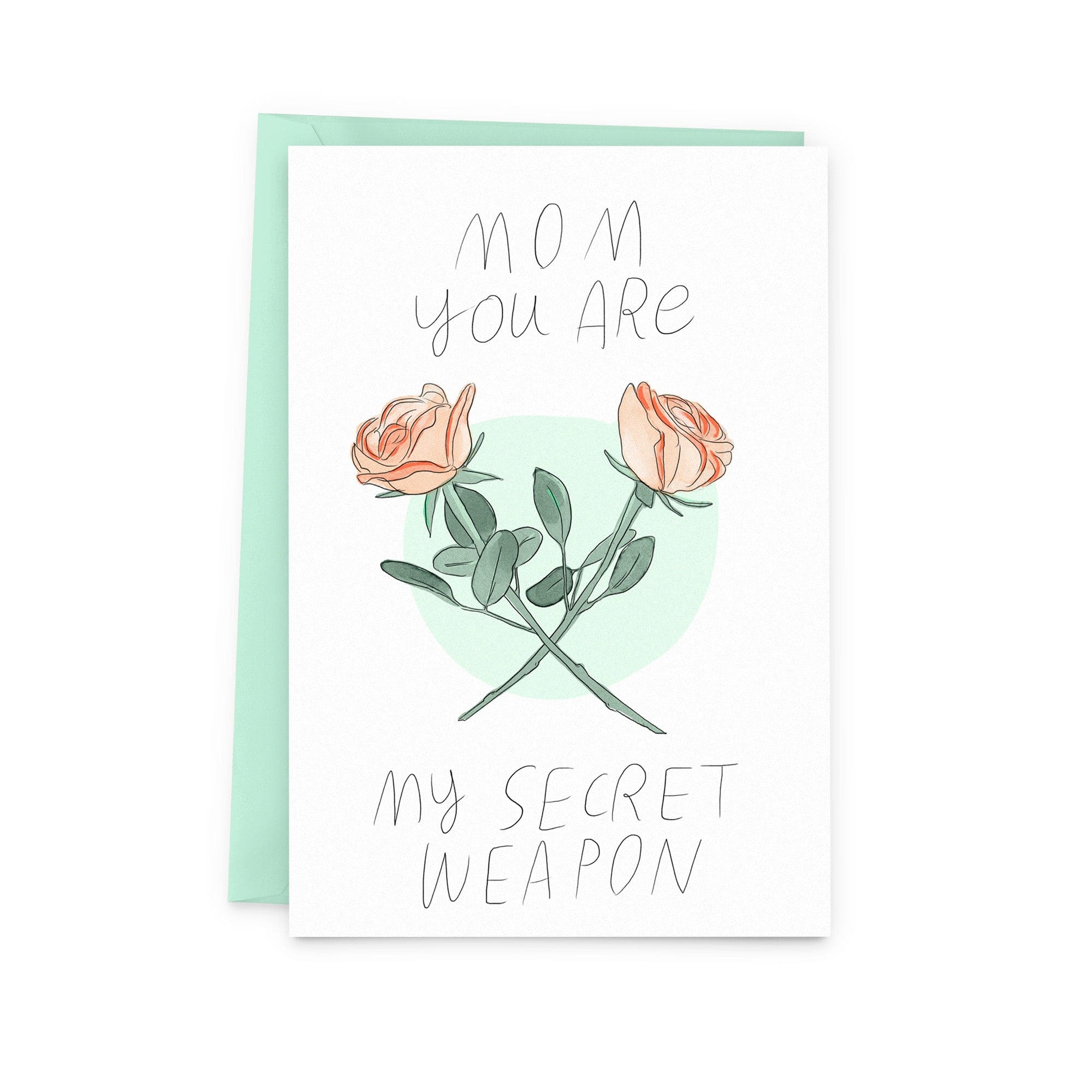 Mom You Are My Secret Weapon Card - Baltic Club
