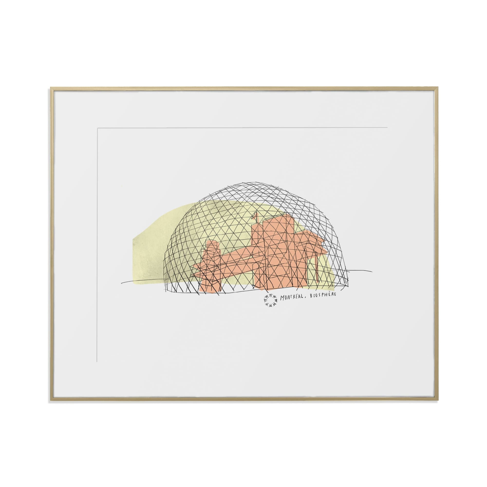 Montreal - Biosphère Art print - Baltic Club