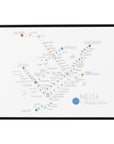 Montreal Metro Art Print - Baltic Club