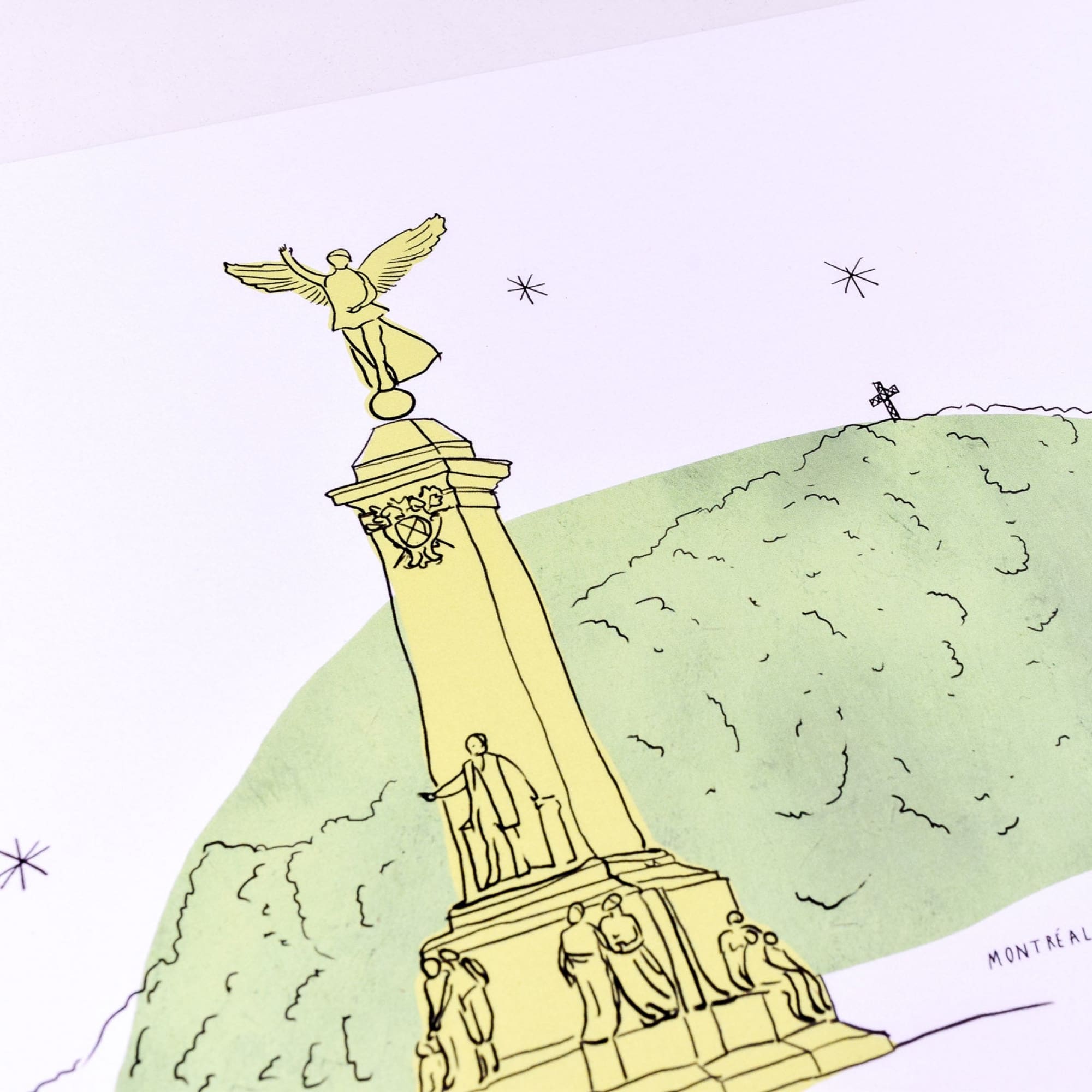 Montreal - Mount - Royal Art Print - Baltic Club