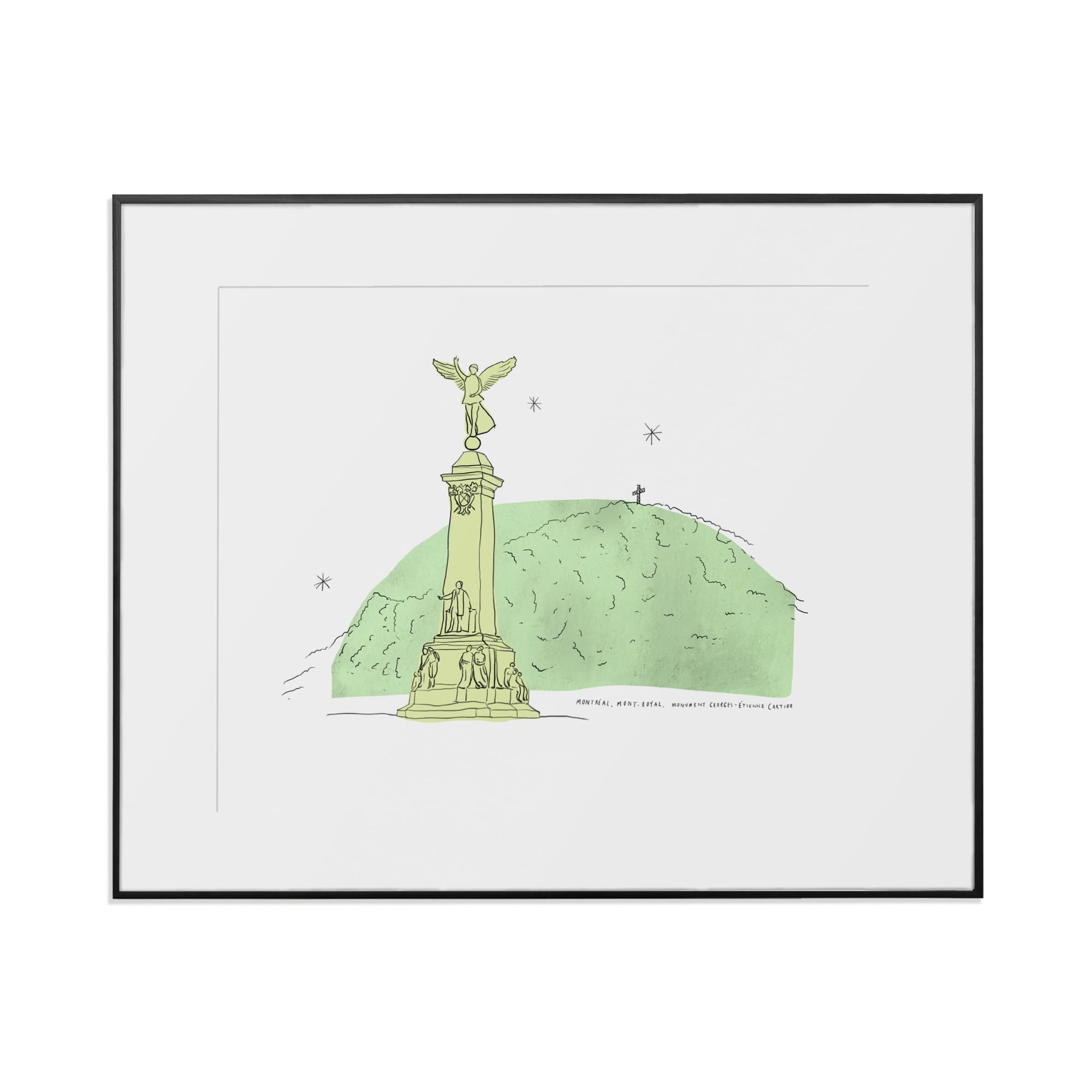 Montreal - Mount - Royal Art Print - Baltic Club