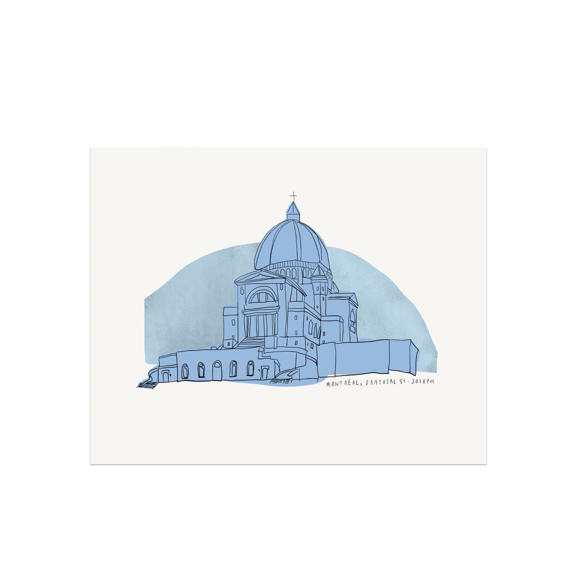 Montreal - Saint - Joseph's Oratory Art print - Baltic Club