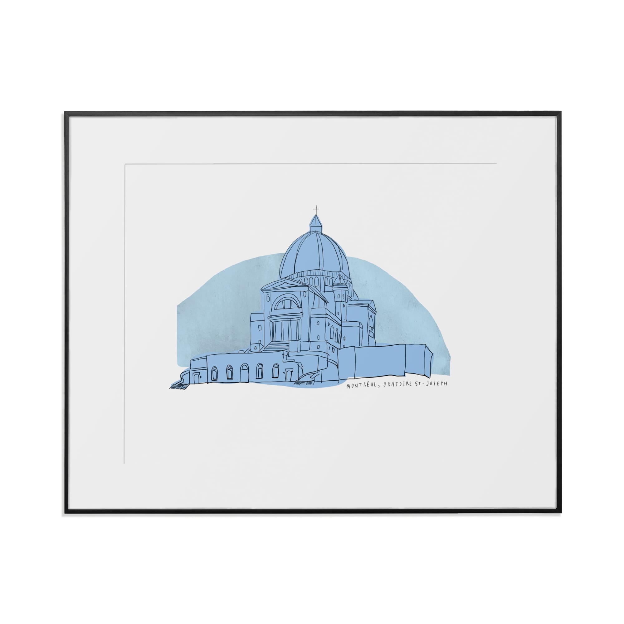 Montreal - Saint - Joseph's Oratory Art print - Baltic Club