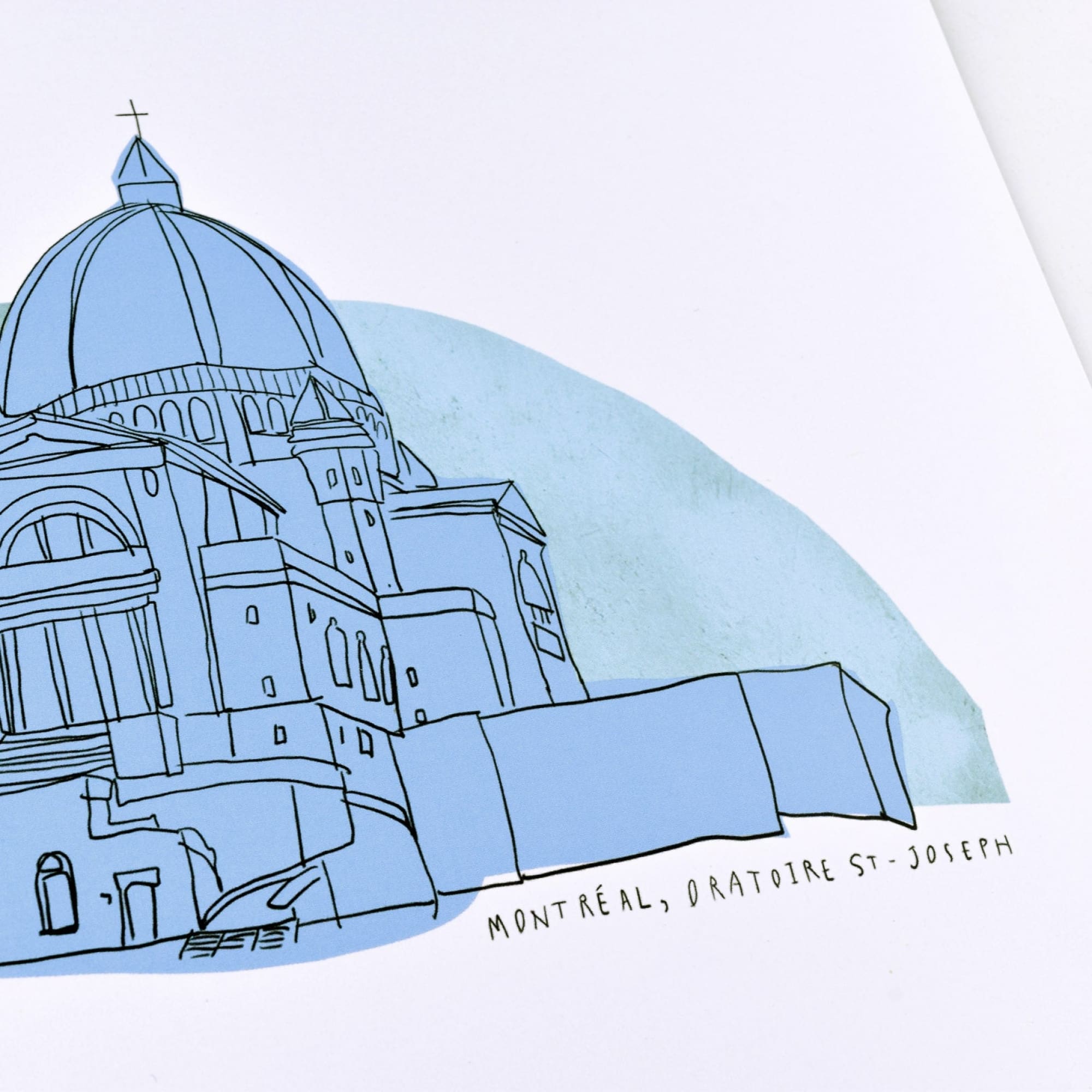 Montreal - Saint - Joseph's Oratory Art print - Baltic Club