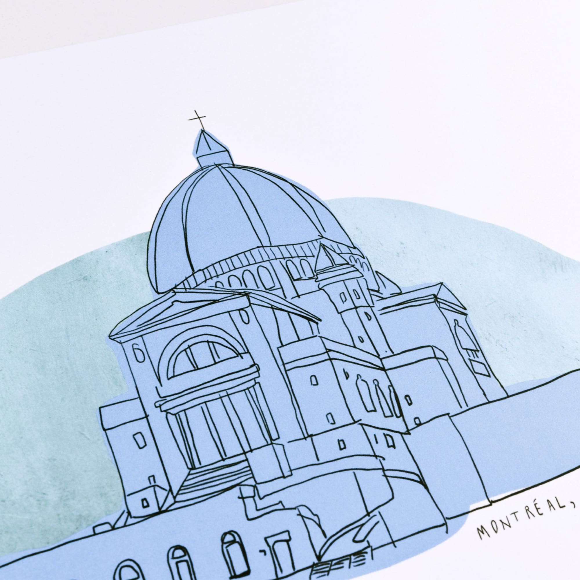 Montreal - Saint - Joseph's Oratory Art print - Baltic Club
