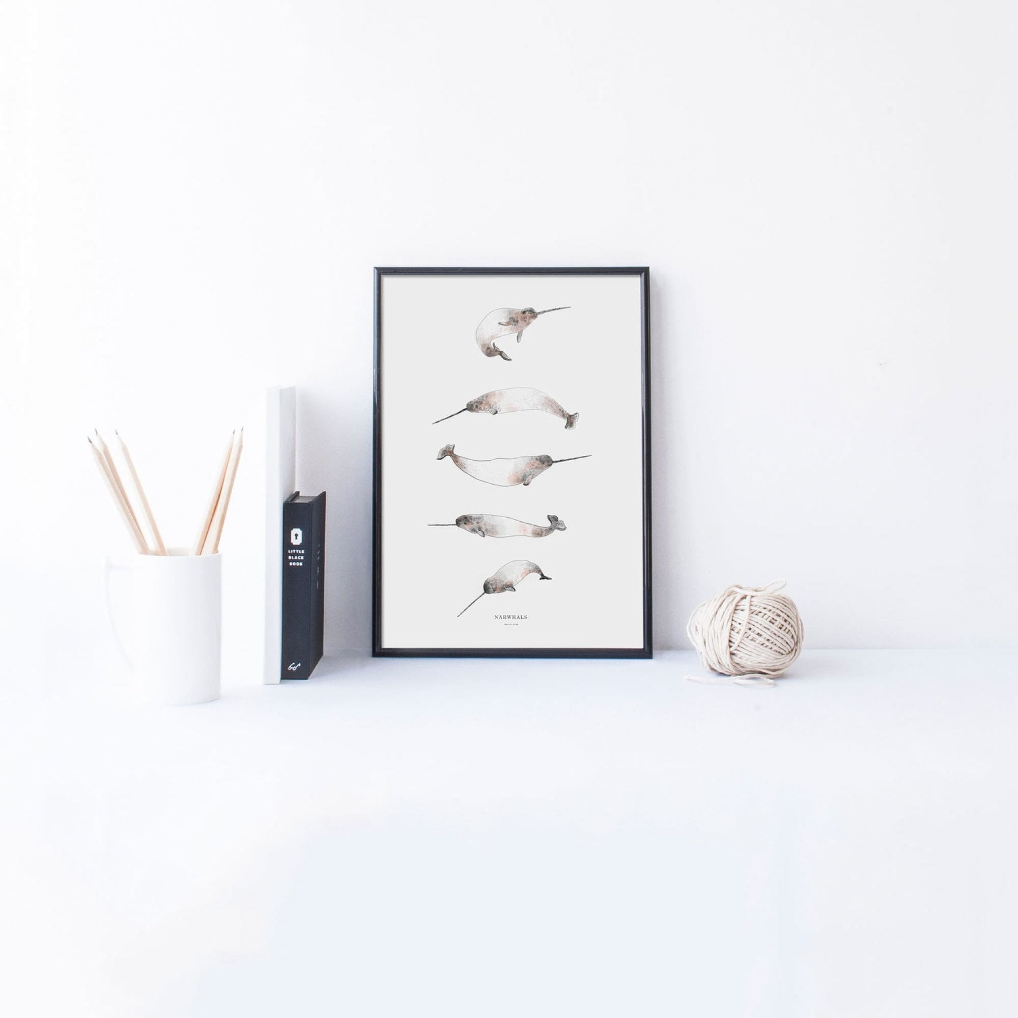 Narwhals Art Print - Baltic Club