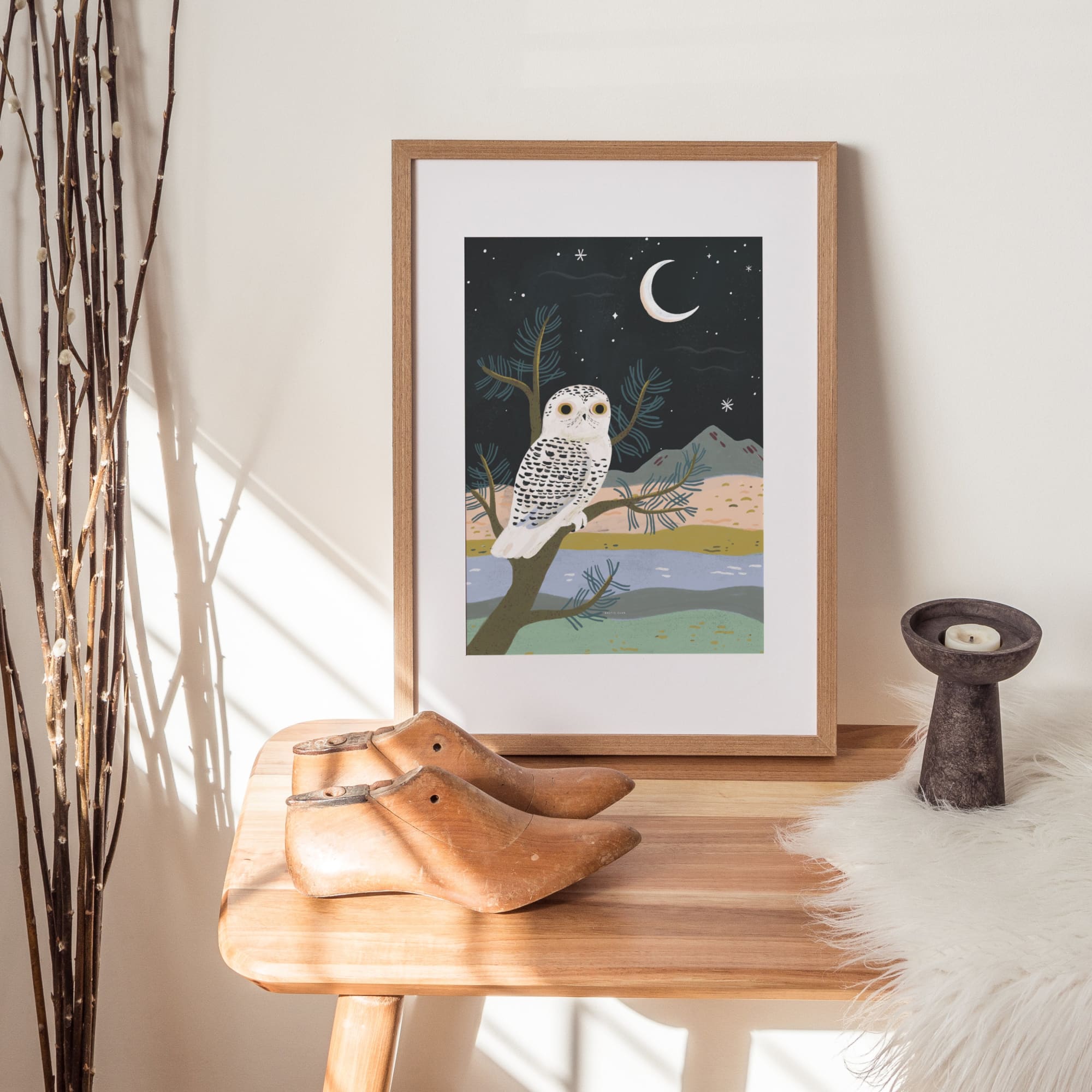 Owl Art print | Sarah Walsh