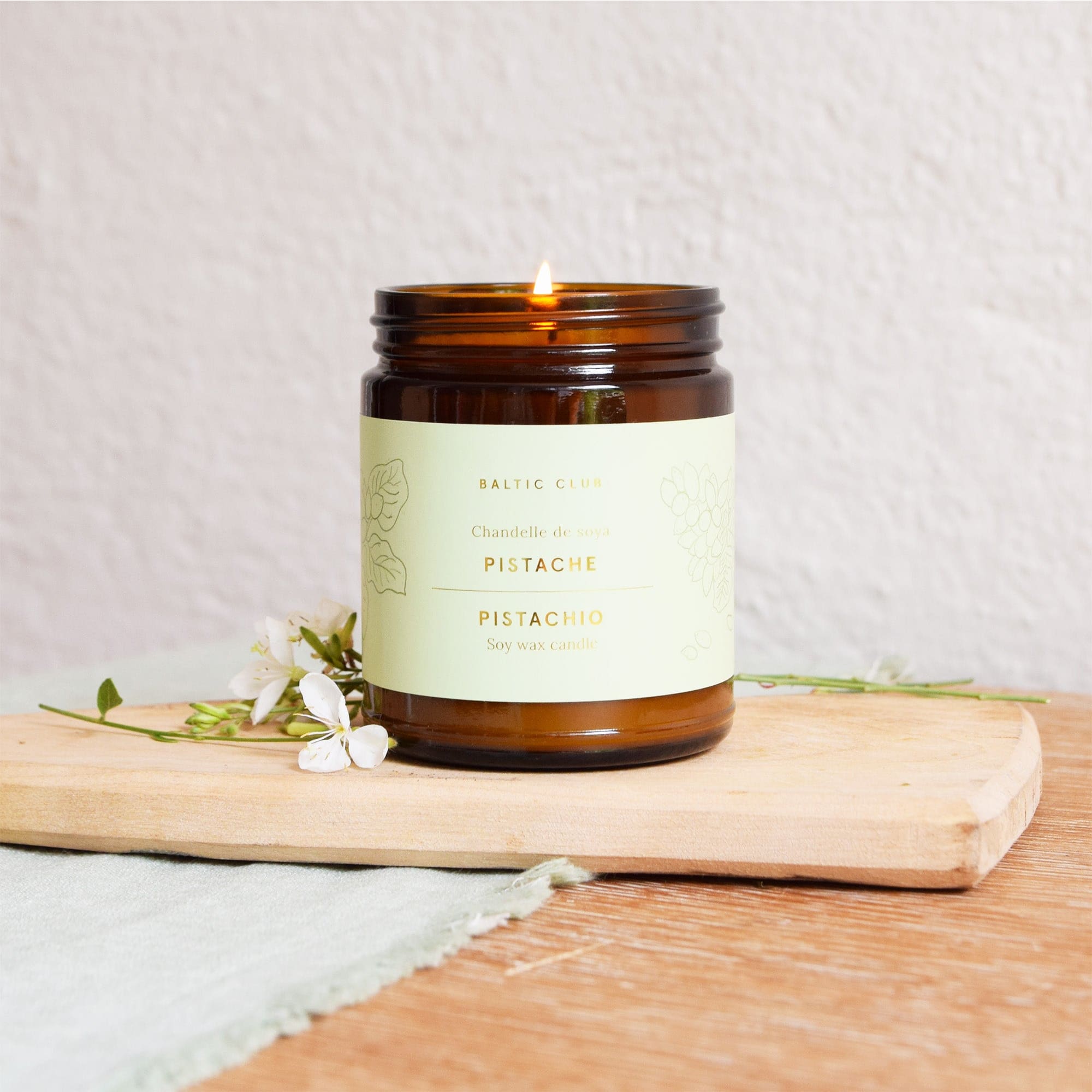 Pistachio Soy Candle | The Baltic Club