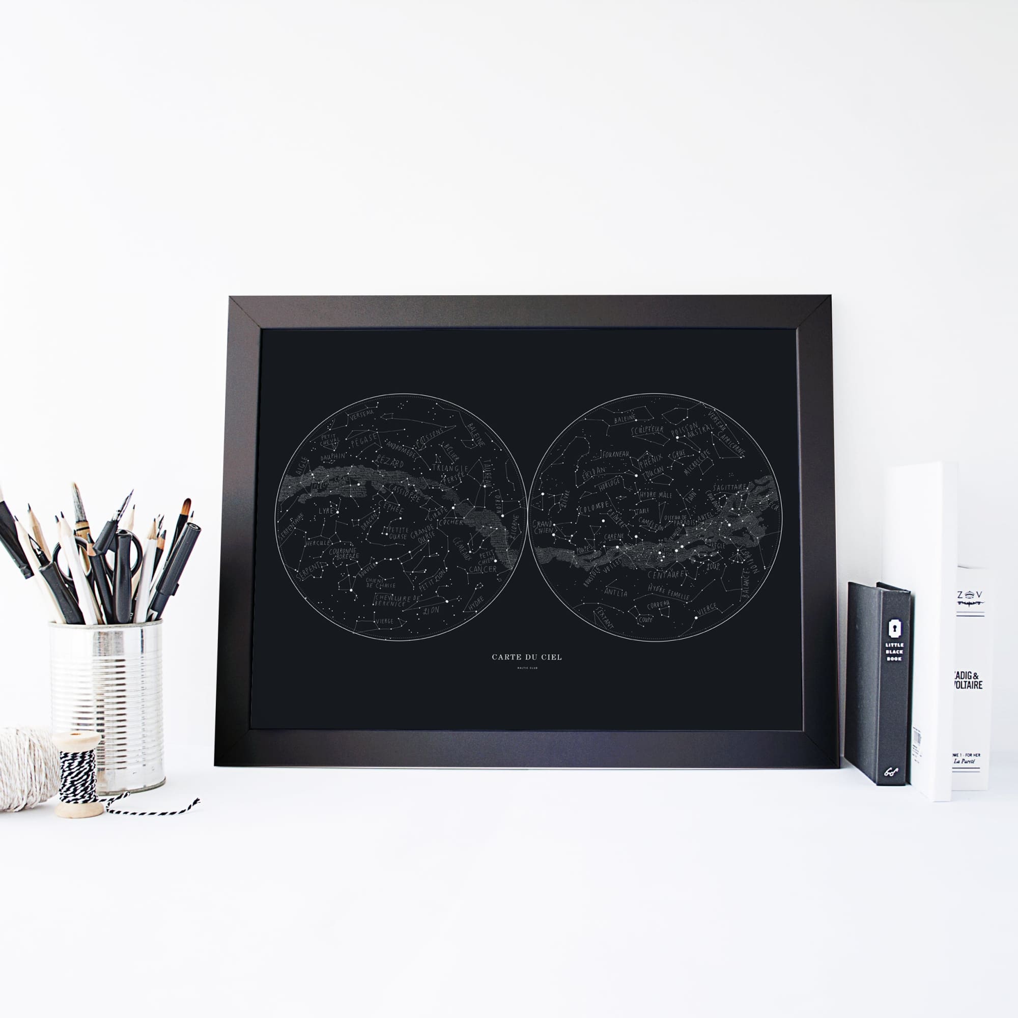 Sky Map Art Print - Baltic Club