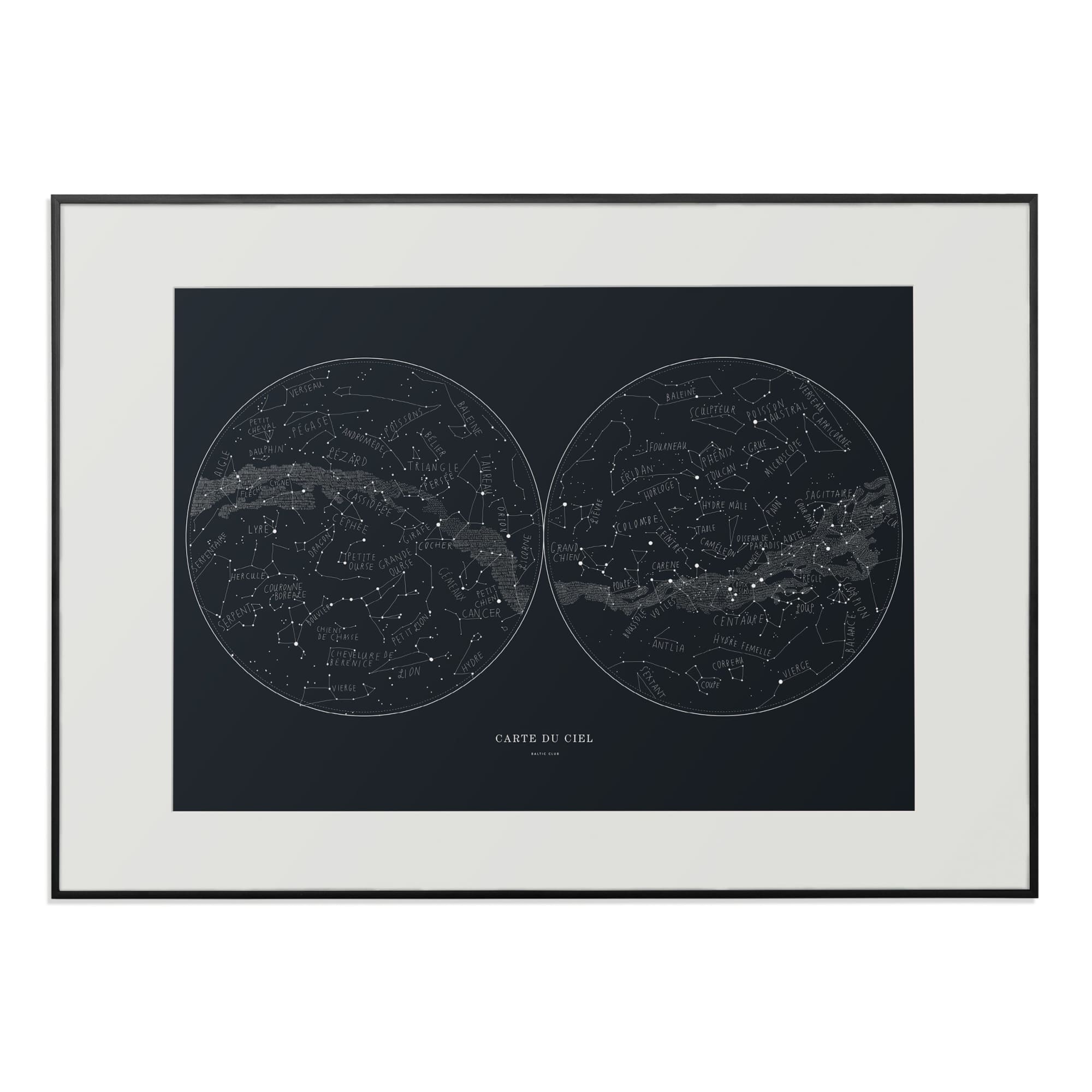 Sky Map Art Print - Baltic Club