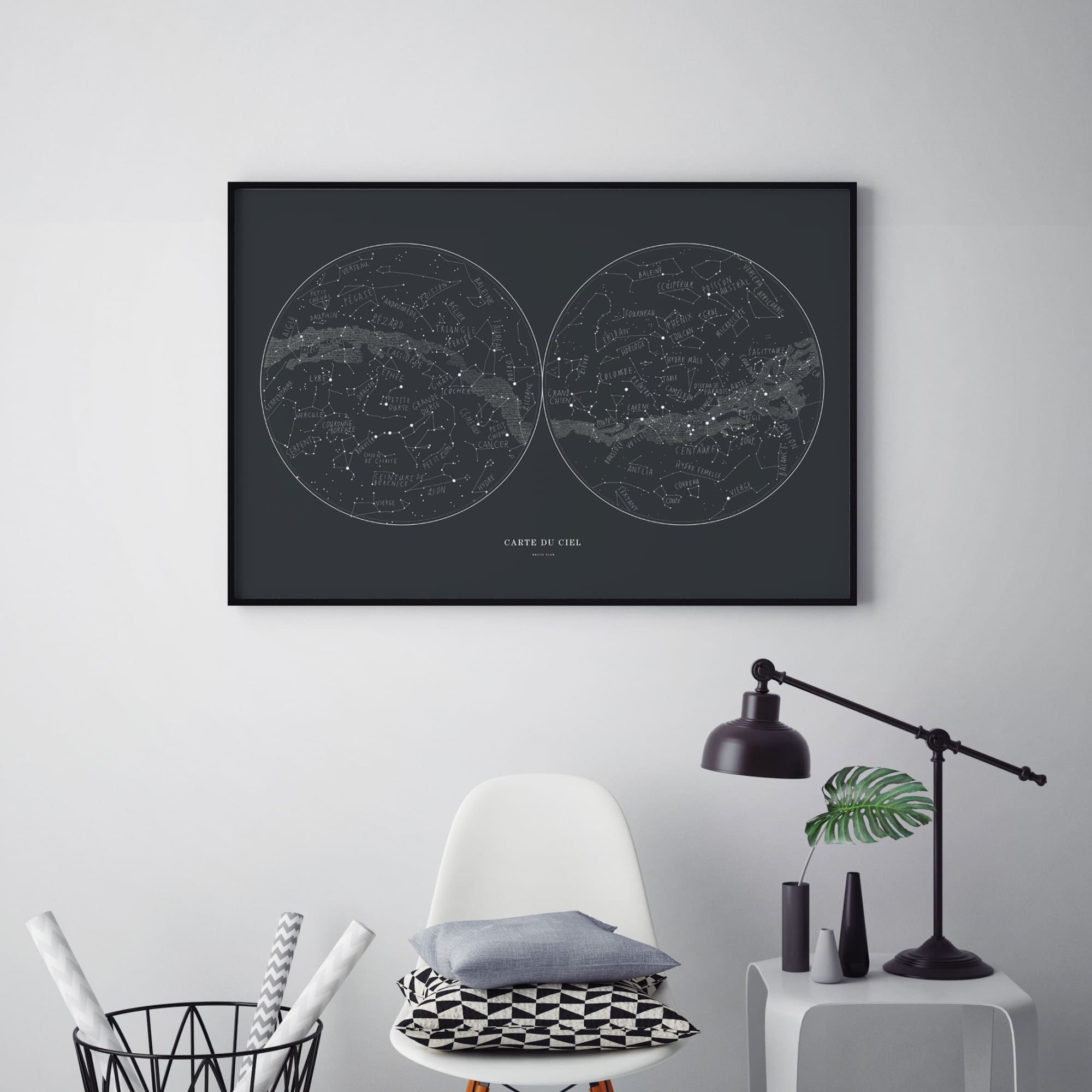 Sky Map Art Print - Baltic Club