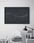 Sky Map Art Print - Baltic Club