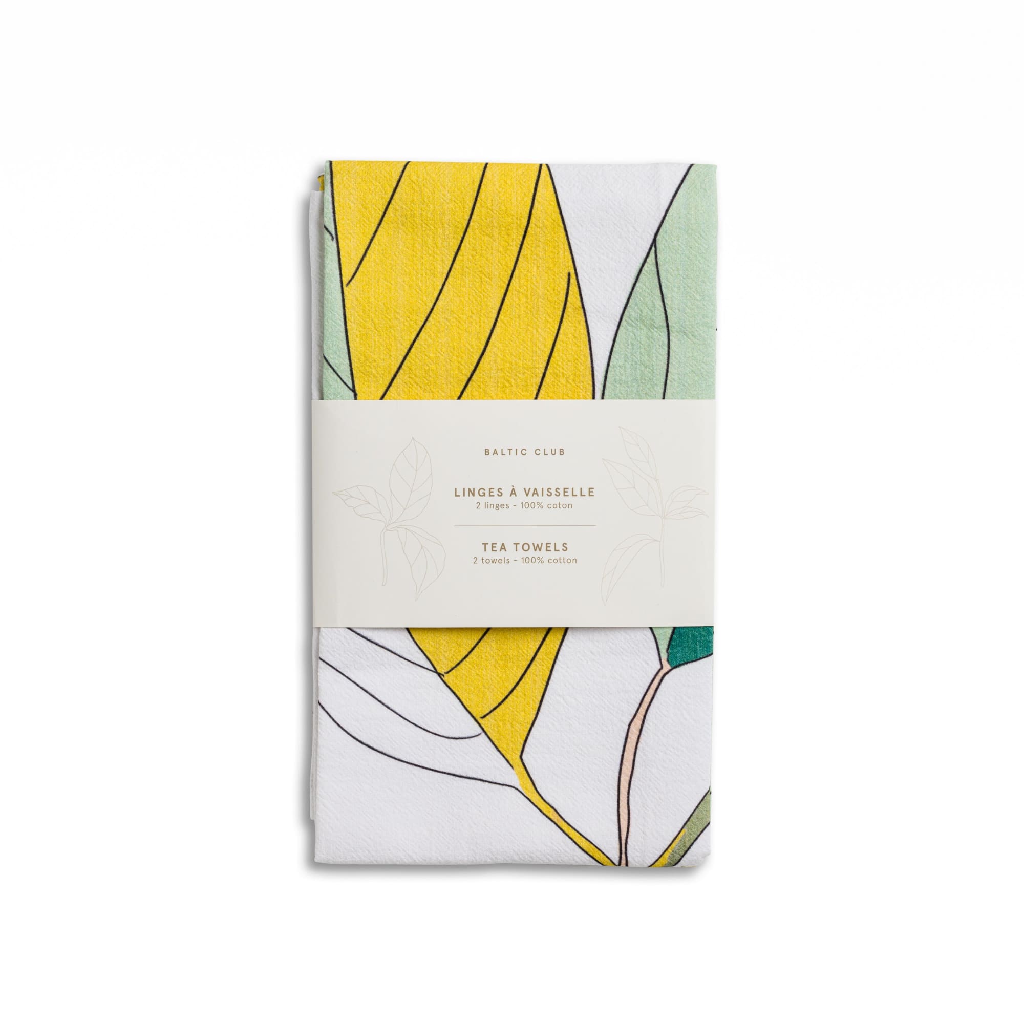Packaging of the Herbal tea towels by the Baltic Club