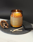Teak Wood Candle - Baltic Club