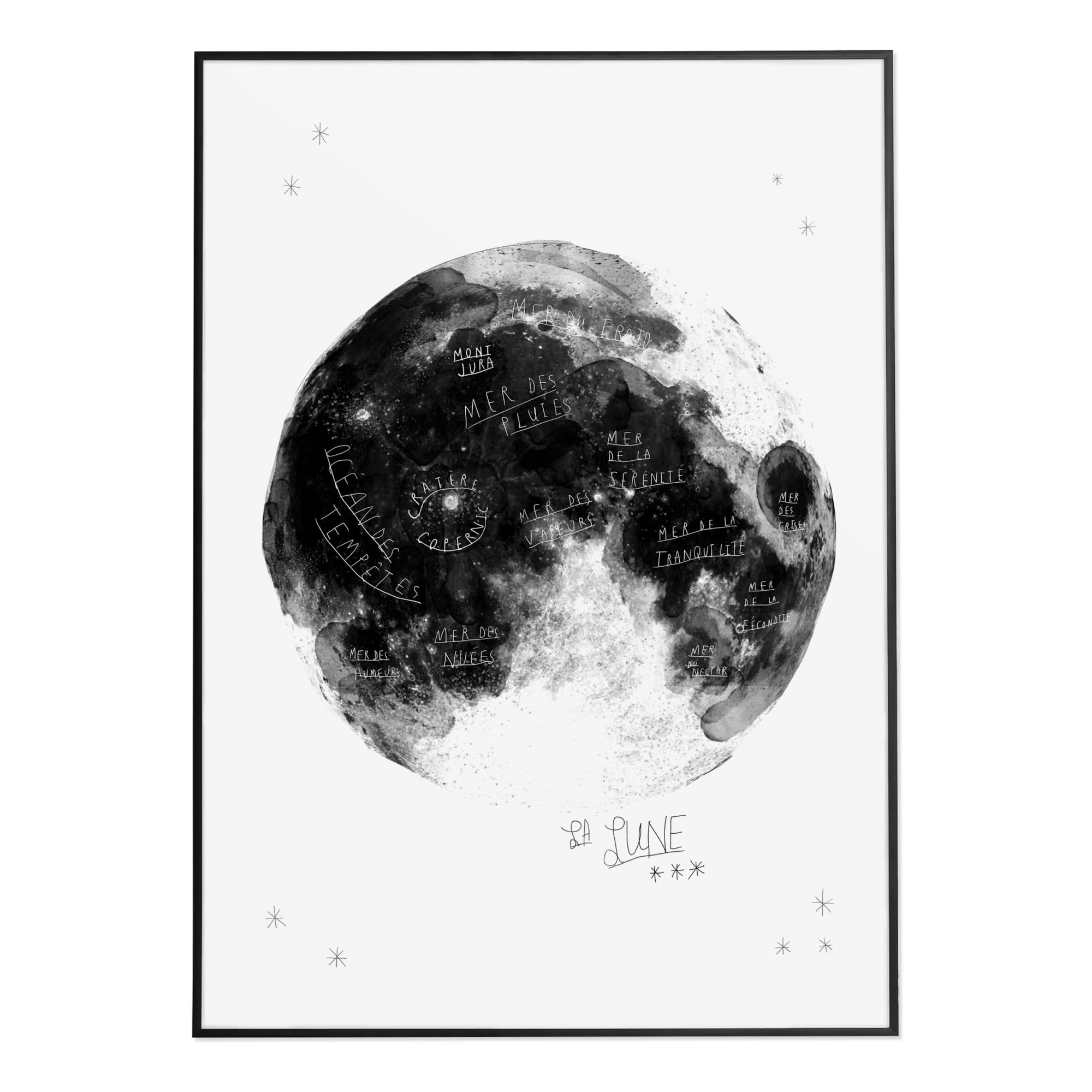 The Moon Art Print | The Baltic Club