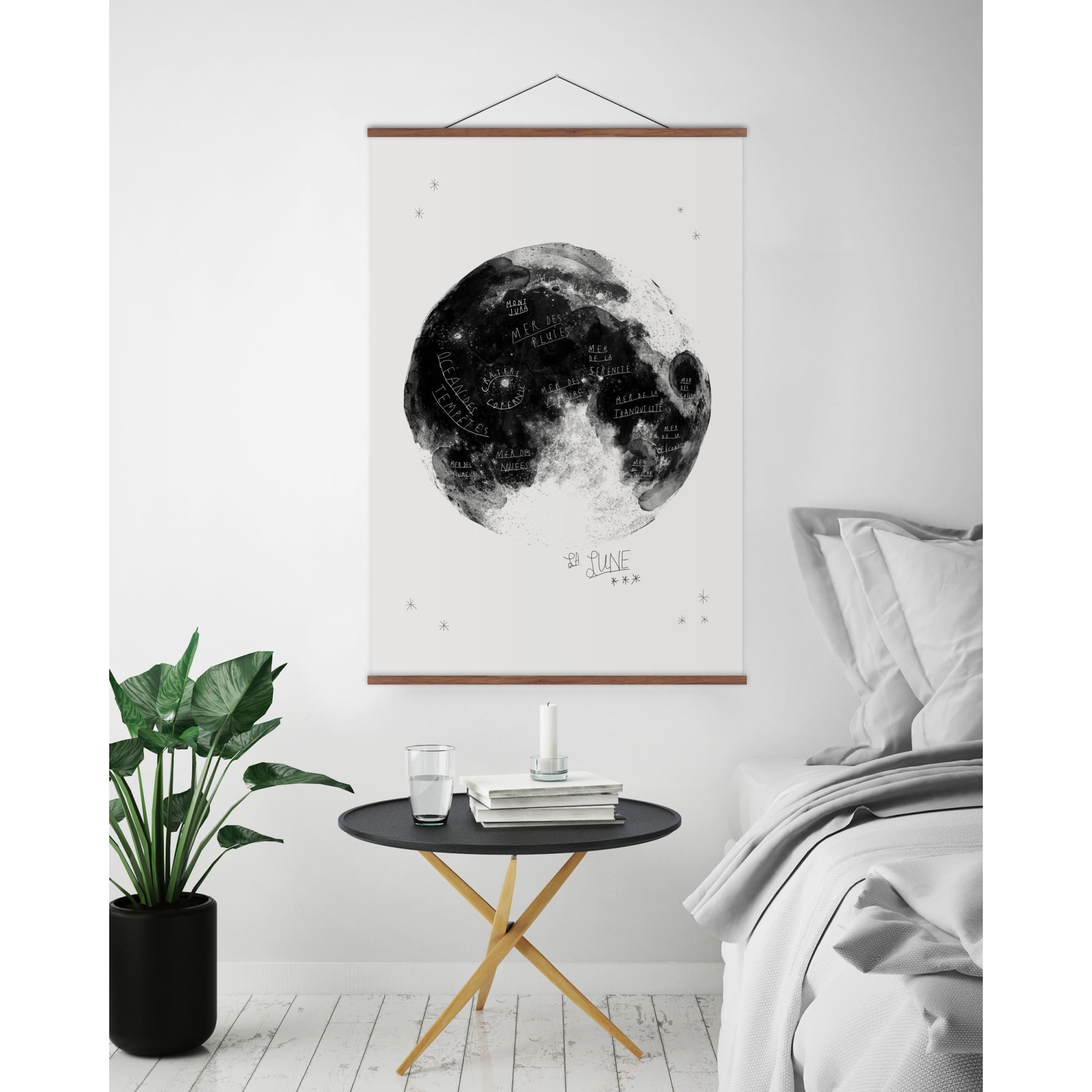 The Moon Art Print - Baltic Club