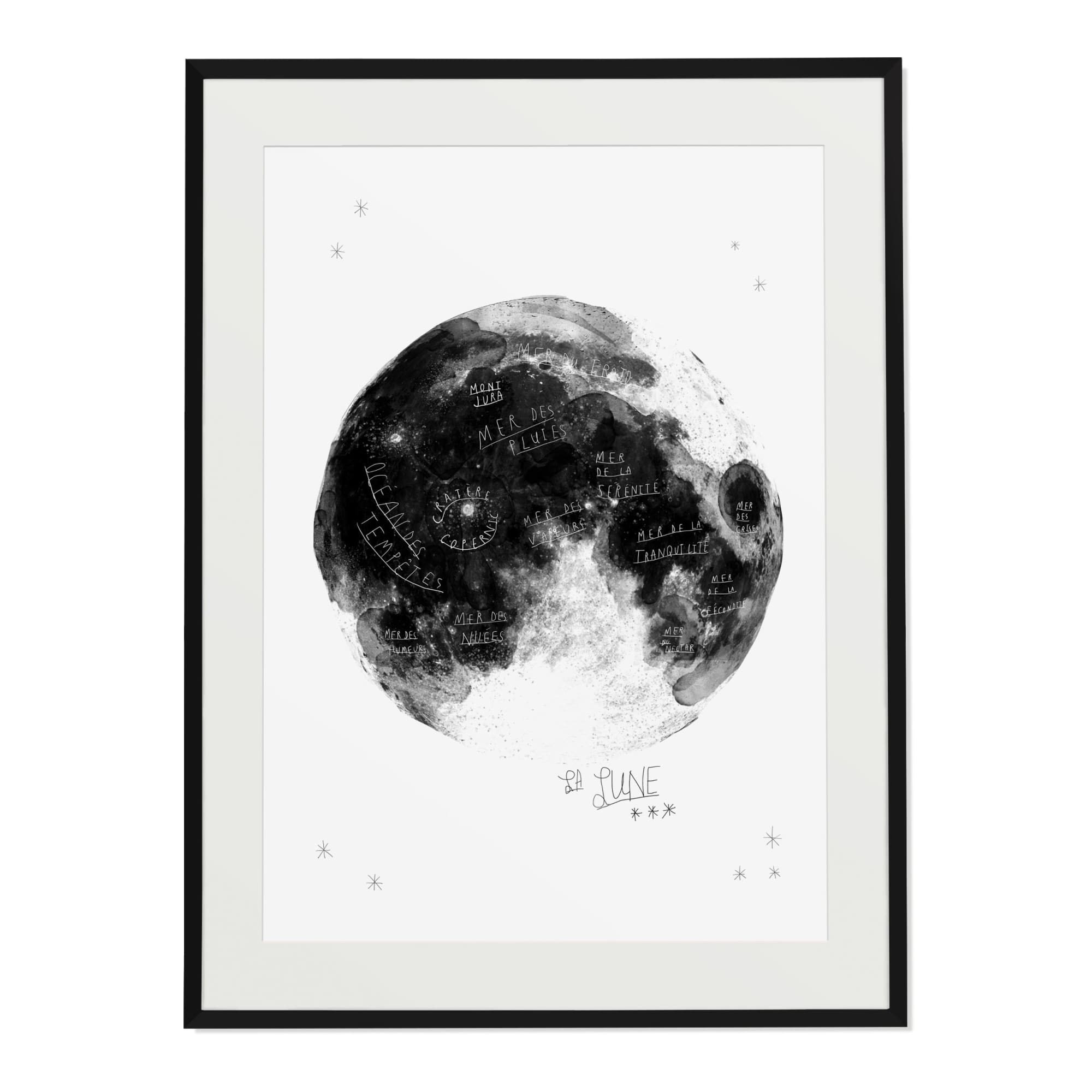 The Moon Art Print - Baltic Club