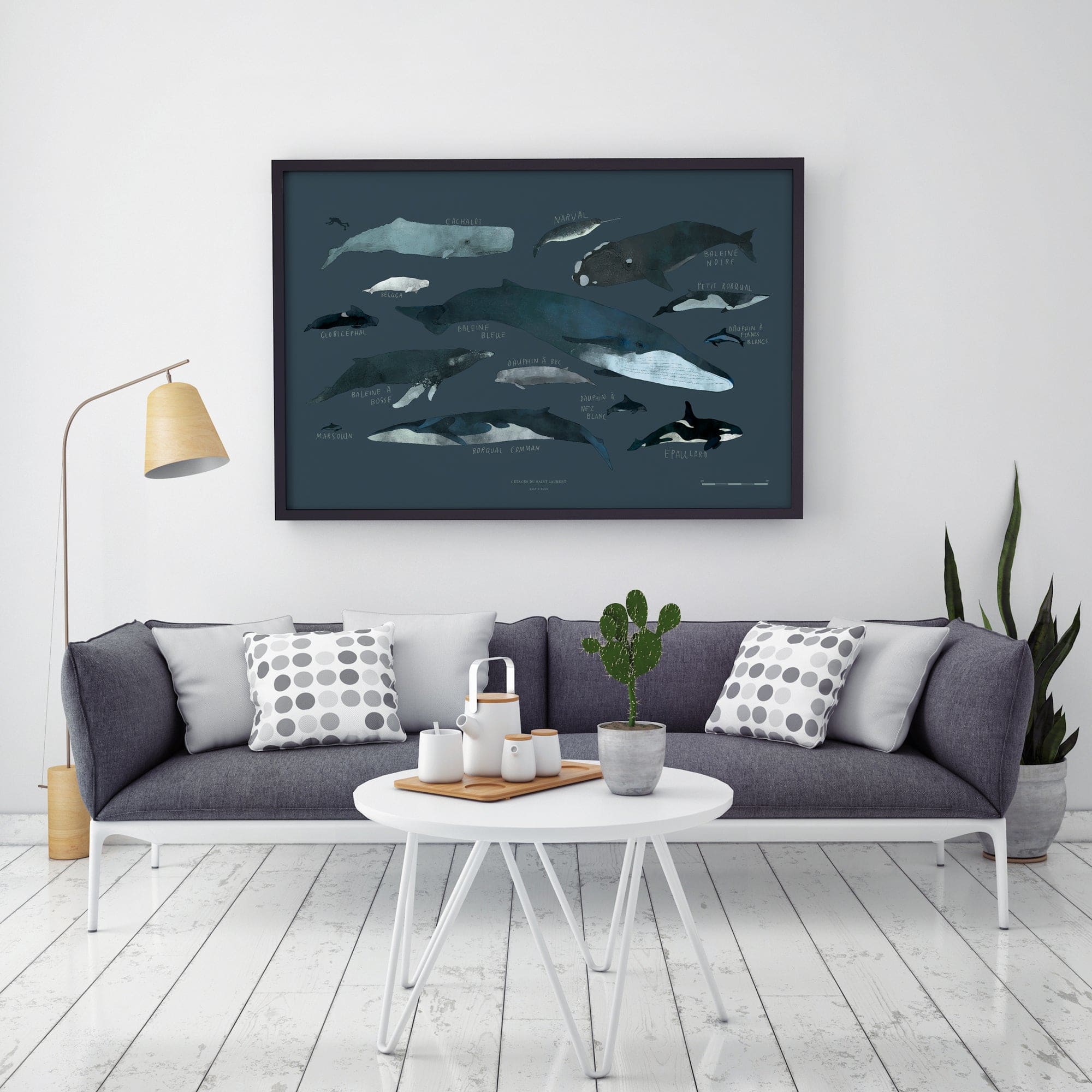 Whales Art Print - Baltic Club