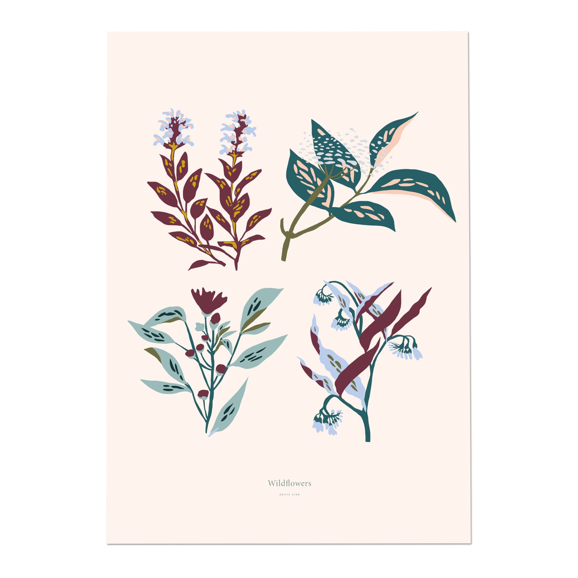 Wildflowers Art Print | The Baltic Club